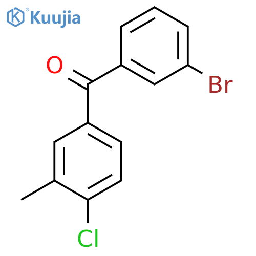 3-Bromo-4'-chloro-3'-methylbenzophenone structure
