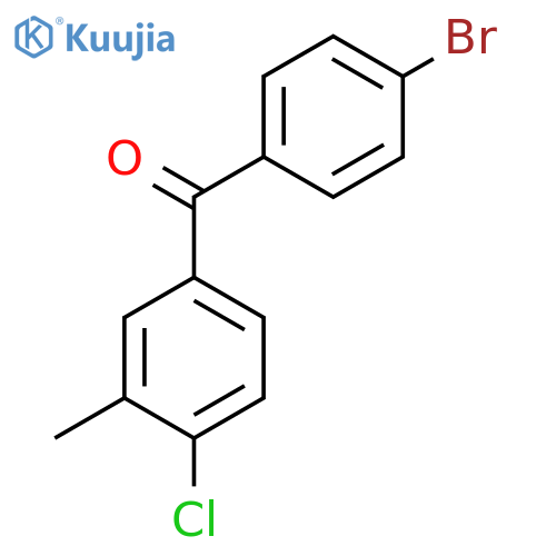 4-Bromo-4'-chloro-3'-methylbenzophenone structure