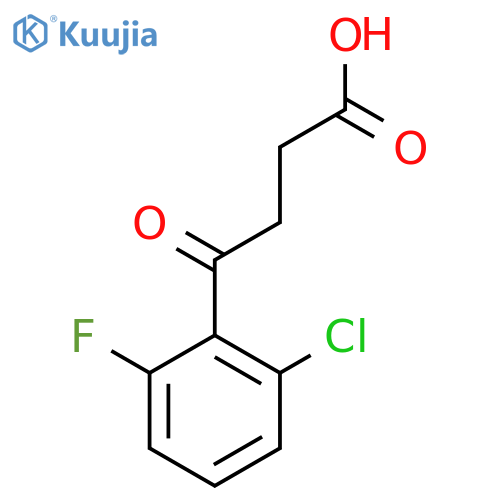 4-(2-Chloro-6-fluorophenyl)-4-oxobutyric acid structure