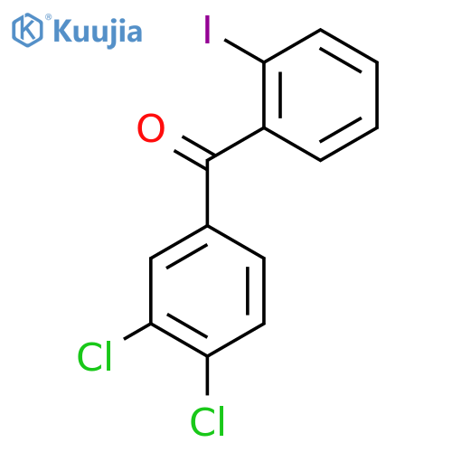 3,4-Dichloro-2'-iodobenzophenone structure