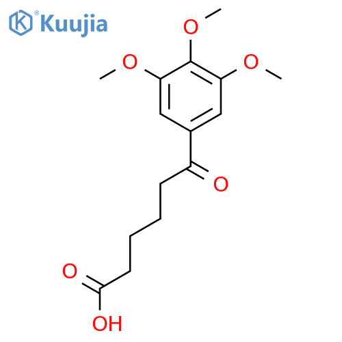 6-(3,4,5-Trimethoxyphenyl)-6-oxohexanoic acid structure