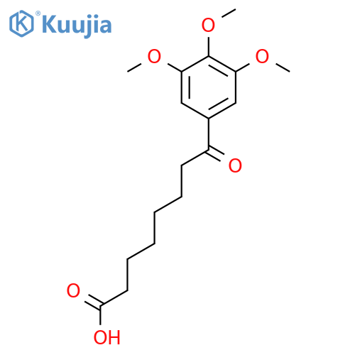 8-(3,4,5-Trimethoxyphenyl)-8-oxooctanoic acid structure