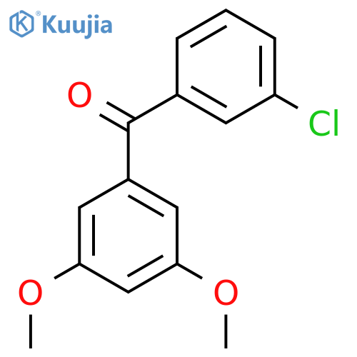 3-Chloro-3',5'-dimethoxybenzophenone structure