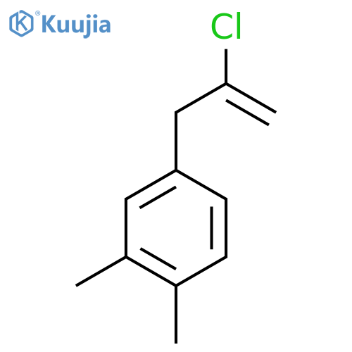 2-Chloro-3-(3,4-dimethylphenyl)-1-propene structure