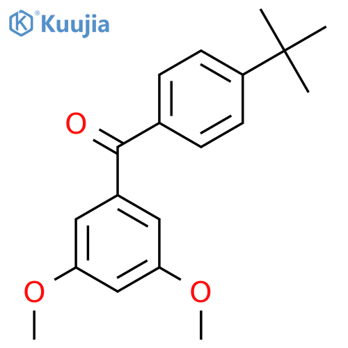 4-Tert-butyl-3',5'-dimethoxybenzophenone structure
