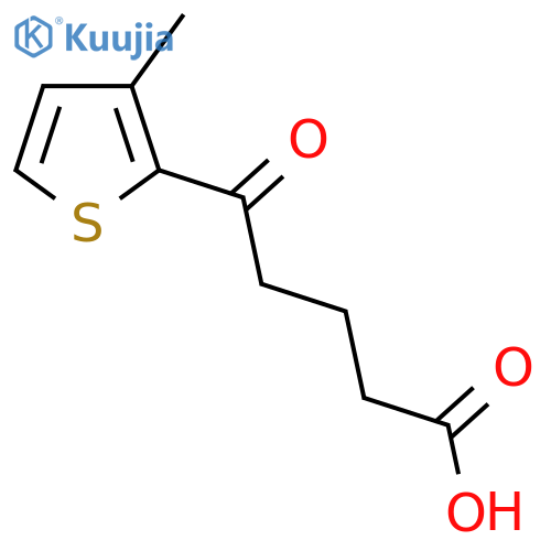 5-(3-Methyl-2-thienyl)-5-oxovaleric acid structure