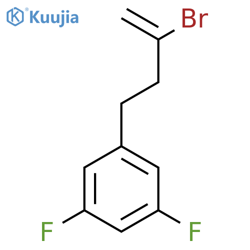 2-Bromo-4-(3,5-difluorophenyl)-1-butene structure