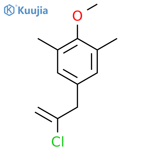 2-Chloro-3-(3,5-dimethyl-4-methoxyphenyl)-1-propene structure