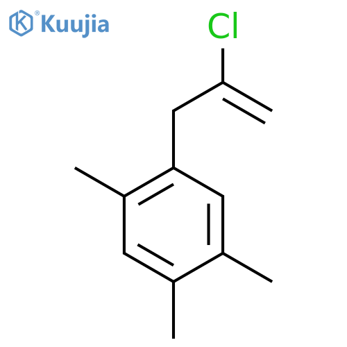 2-Chloro-3-(2,4,5-trimethylphenyl)-1-propene structure