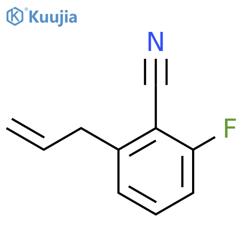 3-(2-Cyano-3-fluorophenyl)-1-propene structure