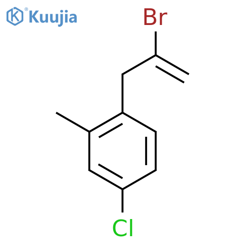2-Bromo-3-(4-chloro-2-methylphenyl)-1-propene structure
