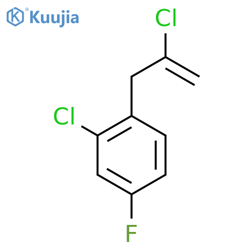 2-Chloro-3-(2-chloro-4-fluorophenyl)-1-propene structure