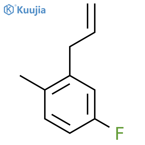 3-(5-Fluoro-2-methylphenyl)-1-propene structure