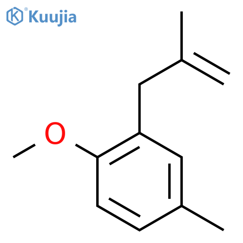 3-(2-Methoxy-5-methylphenyl)-2-methyl-1-propene structure