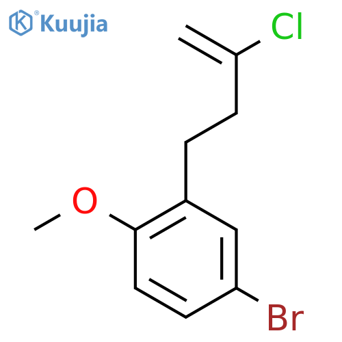 4-(5-Bromo-2-methoxyphenyl)-2-chloro-1-butene structure