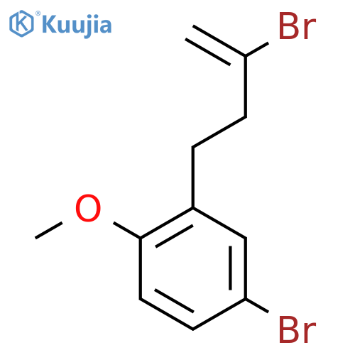 2-Bromo-4-(5-bromo-2-methoxyphenyl)-1-butene structure