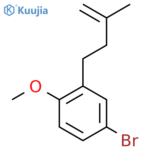 4-(5-Bromo-2-methoxyphenyl)-2-methyl-1-butene structure
