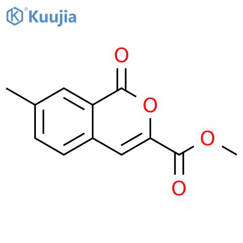 methyl 7-methyl-1-oxo-1H-isochromene-3-carboxylate structure