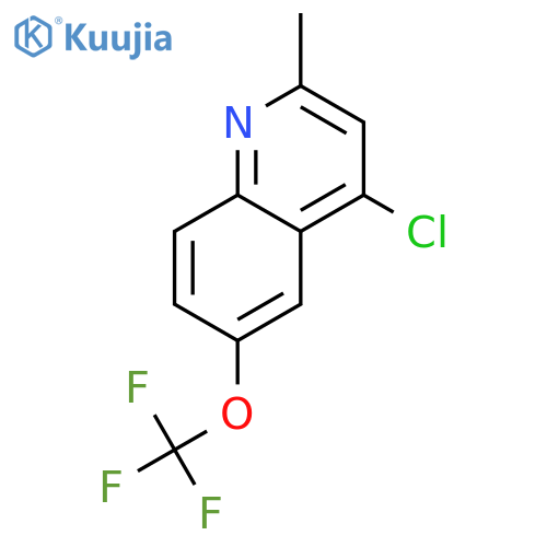 4-Chloro-2-Methyl-6-(Trifluoromethoxy)Quinoline structure
