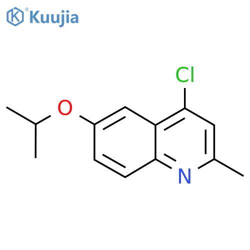 4-Chloro-2-methyl-6-(propan-2-yloxy)quinoline structure
