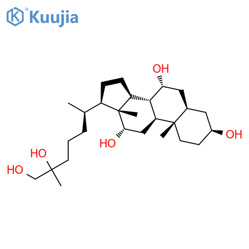 Cholestane-3,7,12,25,26-pentol, (3b,5a,7a,12a)- structure