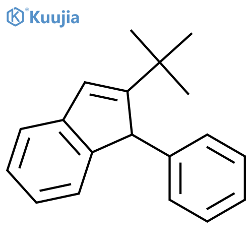 1H-Indene, 2-(1,1-dimethylethyl)-1-phenyl- structure