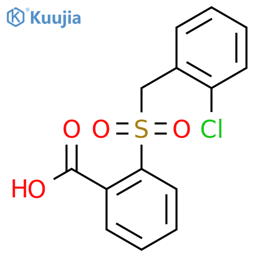 2-(2-Chlorobenzyl)sulfonylbenzoic Acid structure