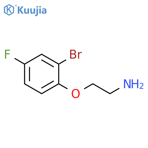 2-(2-bromo-4-fluorophenoxy)ethan-1-amine structure