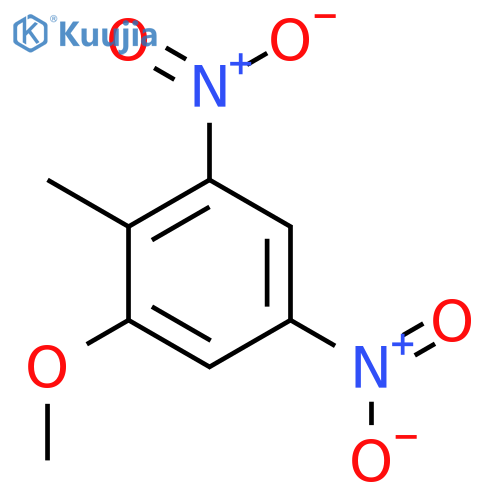 2-4,Dinitro-6-methoxytoluene structure