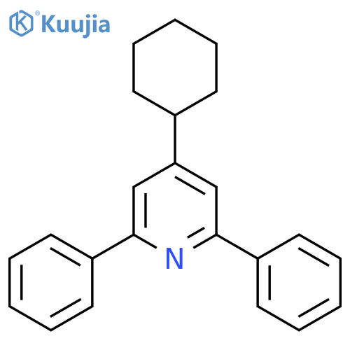 Pyridine, 4-cyclohexyl-2,6-diphenyl- structure