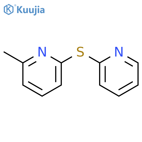 Pyridine, 2-methyl-6-(2-pyridinylthio)- structure