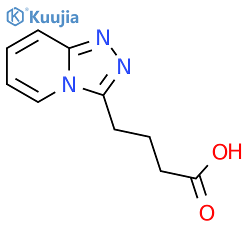 4-([1,2,4]triazolo[4,3-a]pyridin-3-yl)butanoic acid structure