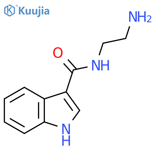 N-(2-aminoethyl)-1H-indole-3-carboxamide structure