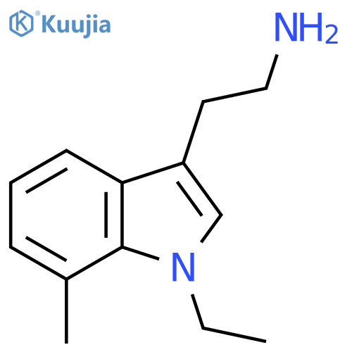 2-(1-ethyl-7-methyl-1H-indol-3-yl)ethan-1-amine structure