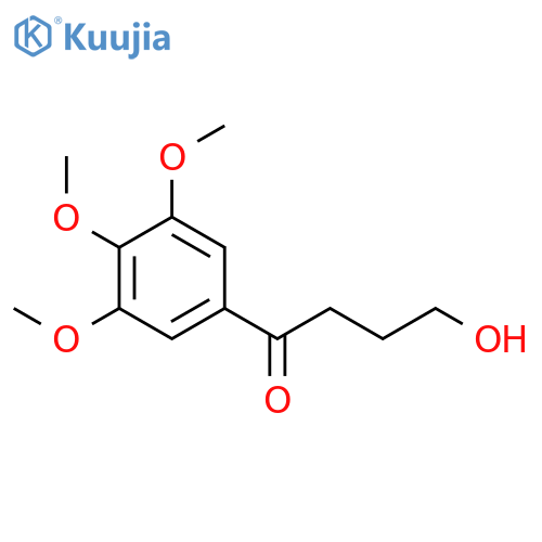 1-Butanone, 4-hydroxy-1-(3,4,5-trimethoxyphenyl)- structure