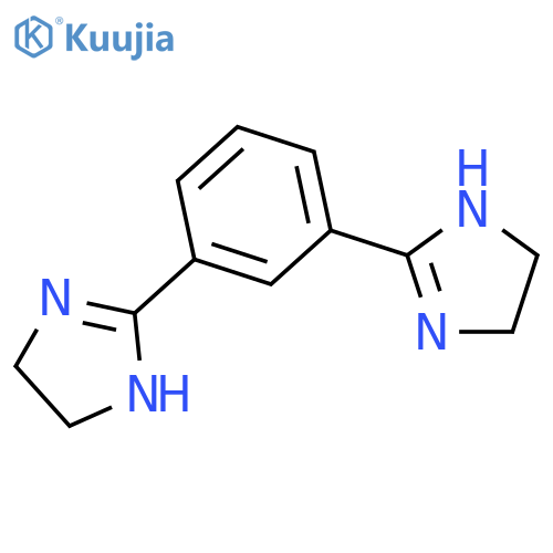 1H-Imidazole, 2,2'-(1,3-phenylene)bis[4,5-dihydro- structure