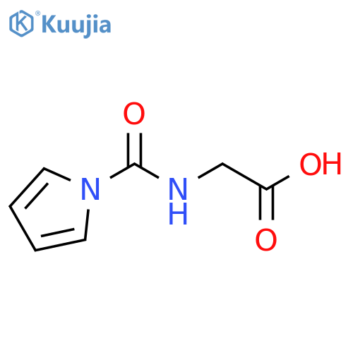 2-(1H-pyrrole-1-carbonyl)aminoacetic acid structure