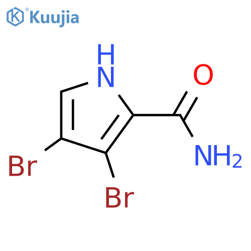 3,4-Dibromo-1H-pyrrole-2-carboxylic acid; Amide structure