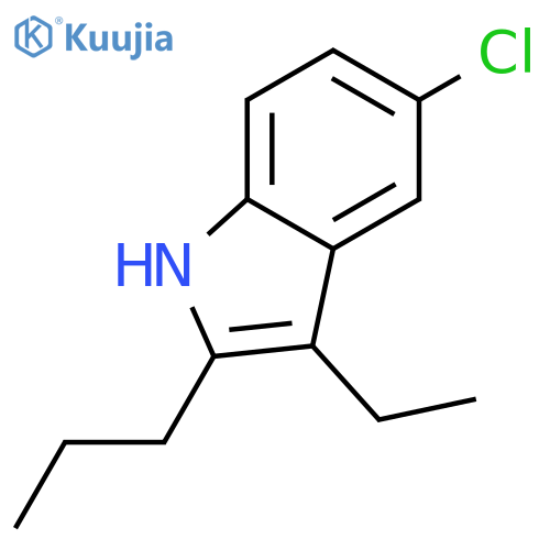 5-chloro-3-ethyl-2-propyl-1H-indole structure