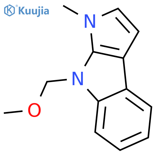 Pyrrolo[2,3-b]indole, 1,8-dihydro-8-(methoxymethyl)-1-methyl- structure