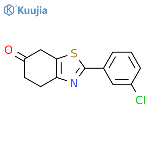 6(5H)-Benzothiazolone, 2-(3-chlorophenyl)-4,7-dihydro- structure