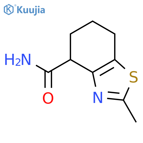 4-Benzothiazolecarboxamide, 4,5,6,7-tetrahydro-2-methyl- structure