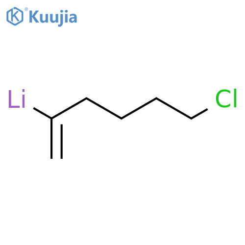 Lithium, (5-chloro-1-methylenepentyl)- structure