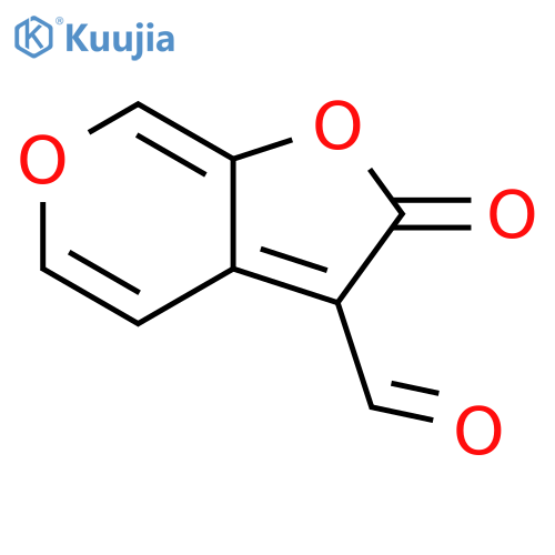 2H-Furo[2,3-c]pyran-3-carboxaldehyde, 2-oxo- structure