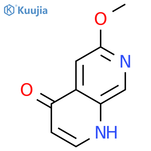 6-methoxy-1,7-Naphthyridin-4(1H)-one structure