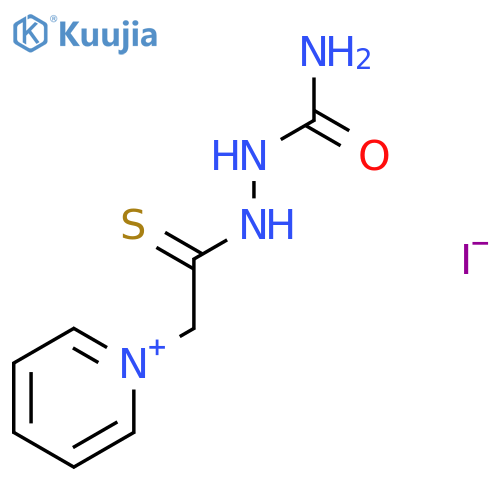 Pyridinium, 1-[2-[2-(aminocarbonyl)hydrazino]-2-thioxoethyl]-, iodide structure