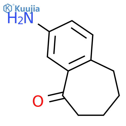 3-amino-6,7,8,9-tetrahydro-5H-benzo7annulen-5-one structure