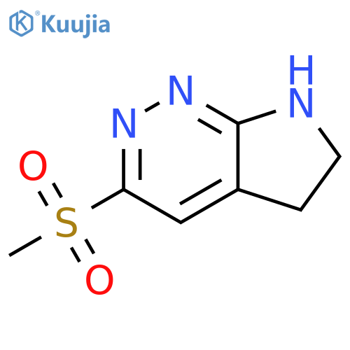 6,7-dihydro-3-(methylsulfonyl)-5H-Pyrrolo[2,3-c]pyridazine structure