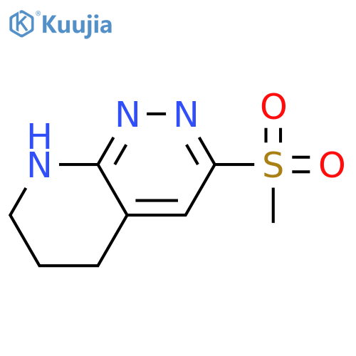 5,6,7,8-tetrahydro-3-(methylsulfonyl)-Pyrido[2,3-c]pyridazine structure