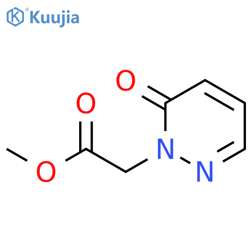 1(6H)-Pyridazineacetic acid, 6-oxo-, methyl ester structure